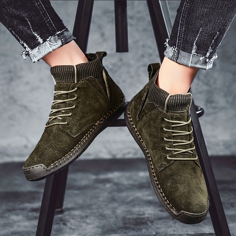 Ankle Boots Lace-up Sneakers, Comfortable And Breathable