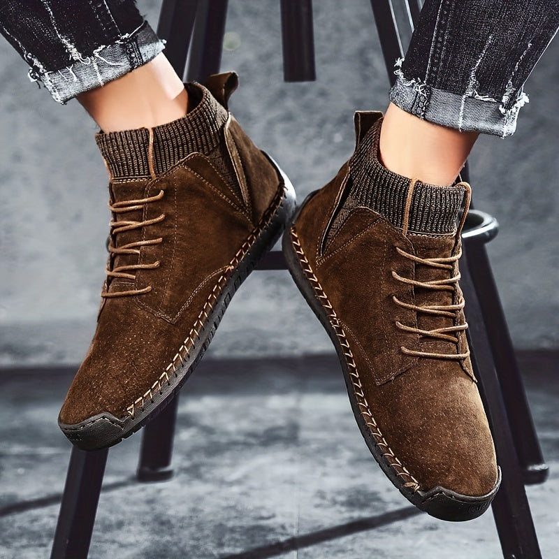 Ankle Boots Lace-up Sneakers, Comfortable And Breathable