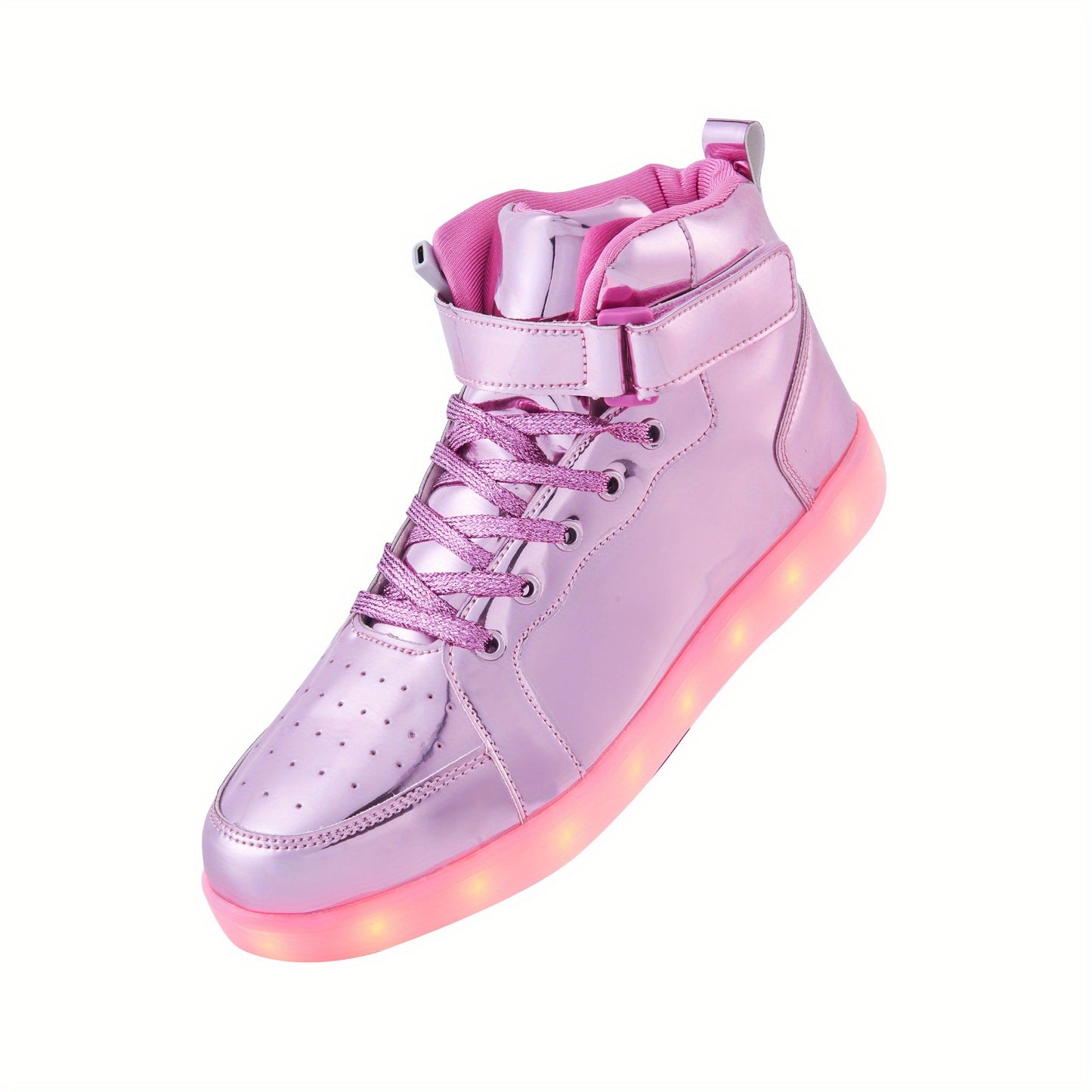 Trendy Led Light Up HighTop Sneakers, USB Charging