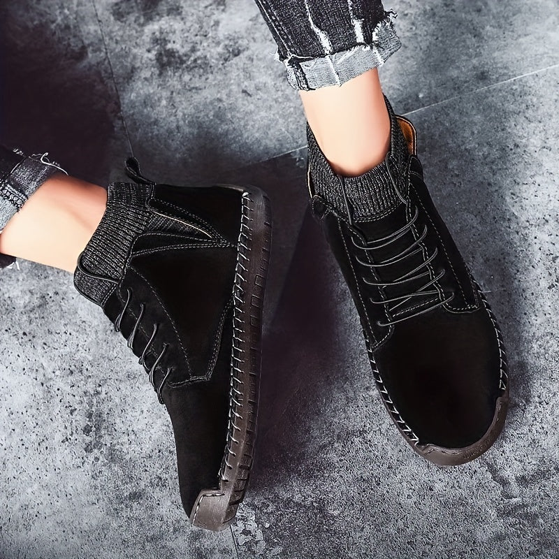 Ankle Boots Lace-up Sneakers, Comfortable And Breathable